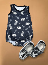 Load image into Gallery viewer, Cowboy Bubble Romper/Tank Top
