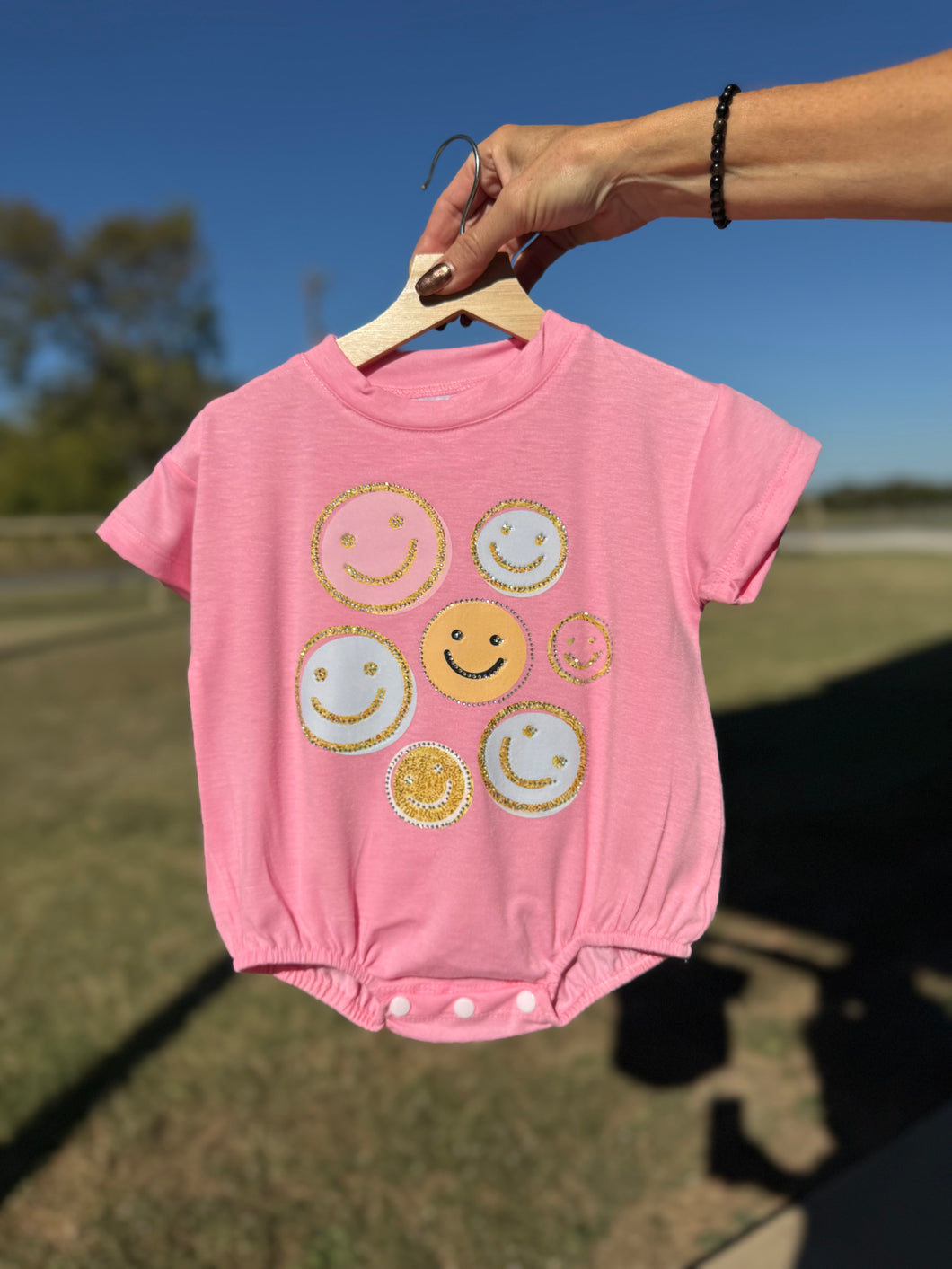 Happy Face Bubble Romper