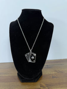 Black Wild Card Necklace