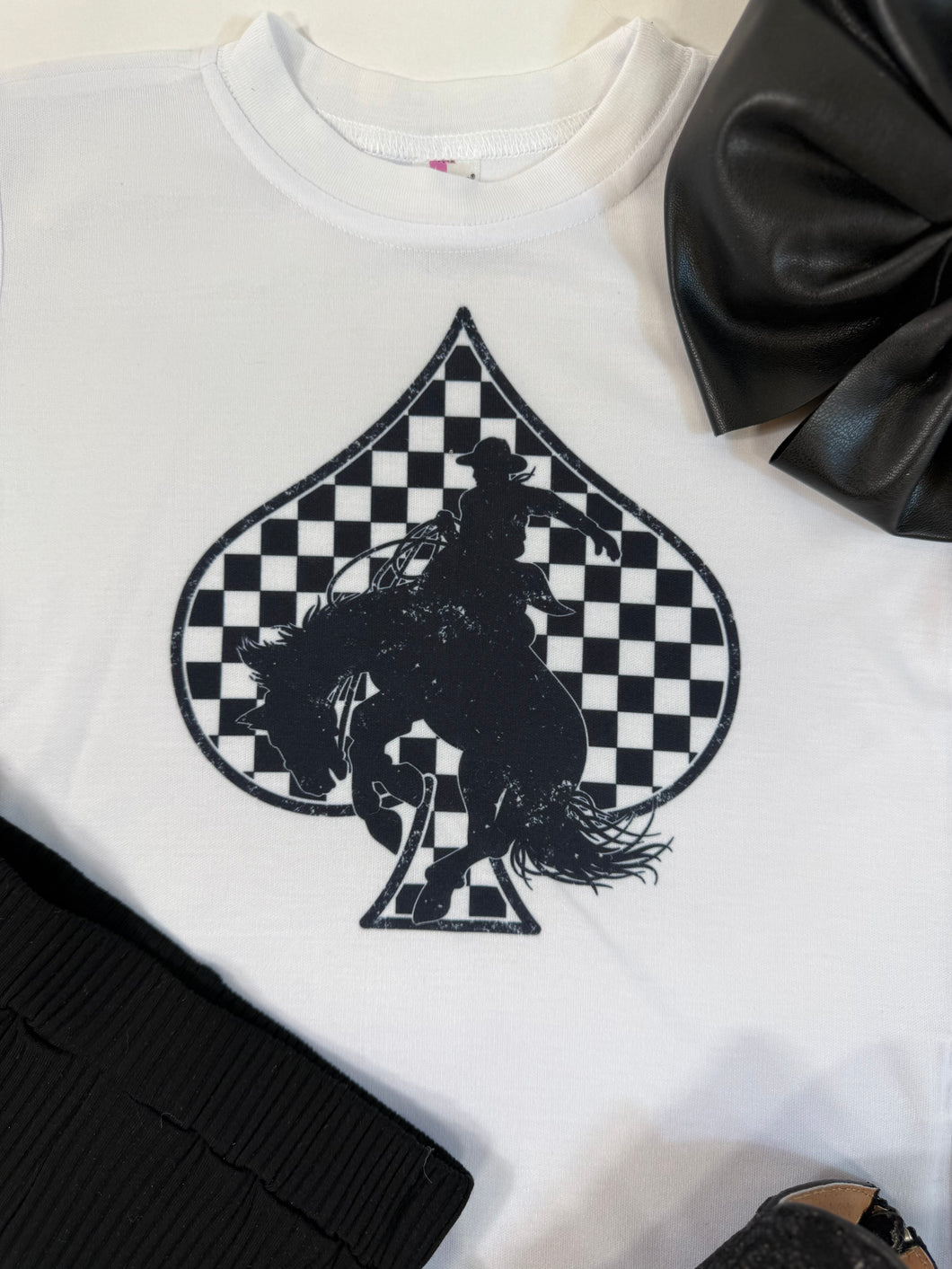 Checkered Spade T-Shirts & Onesies