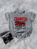 Crawfish Season Bubble Romper