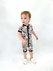 Game Day Bamboo Shortie Romper