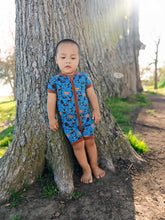 Load image into Gallery viewer, BLUE Bella-Breez Hunting Club Bamboo Shortie Romper
