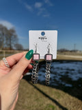 Dice Hoop Earrings (FINAL SALE)