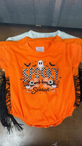 Spooky Season Bubble Romper