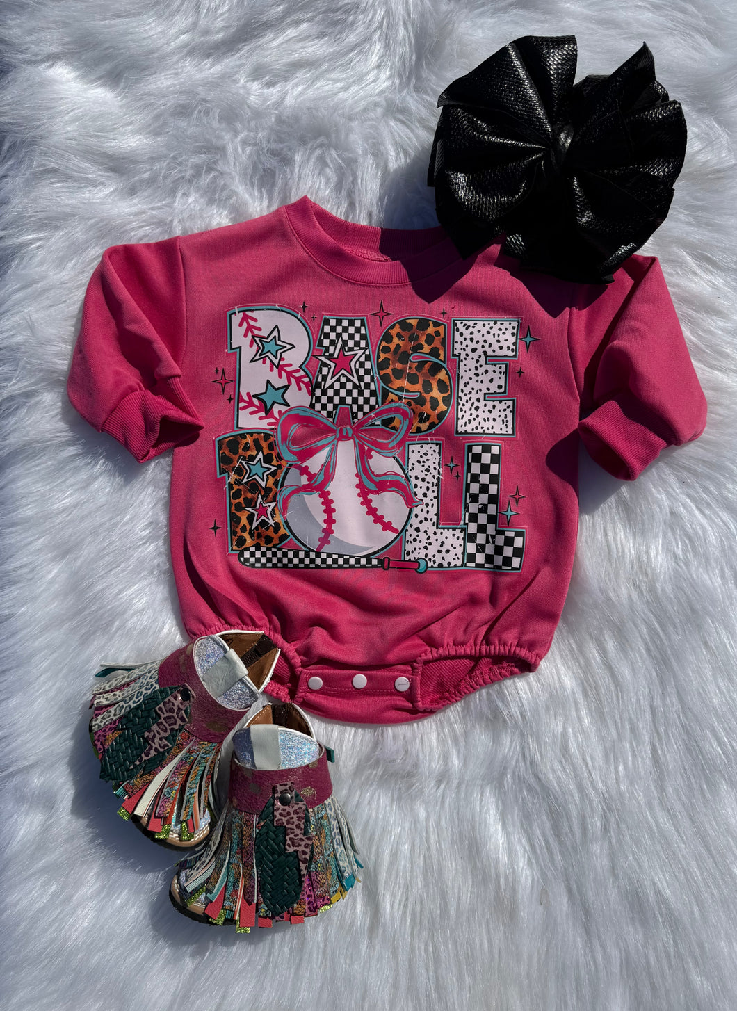 Baseball Bubble Romper
