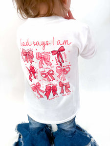 Bows God Says I Am T-Shirts & Onesies