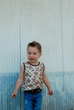 Load image into Gallery viewer, Checkered Happy Bubble Romper/Tank Top (FINAL SALE)

