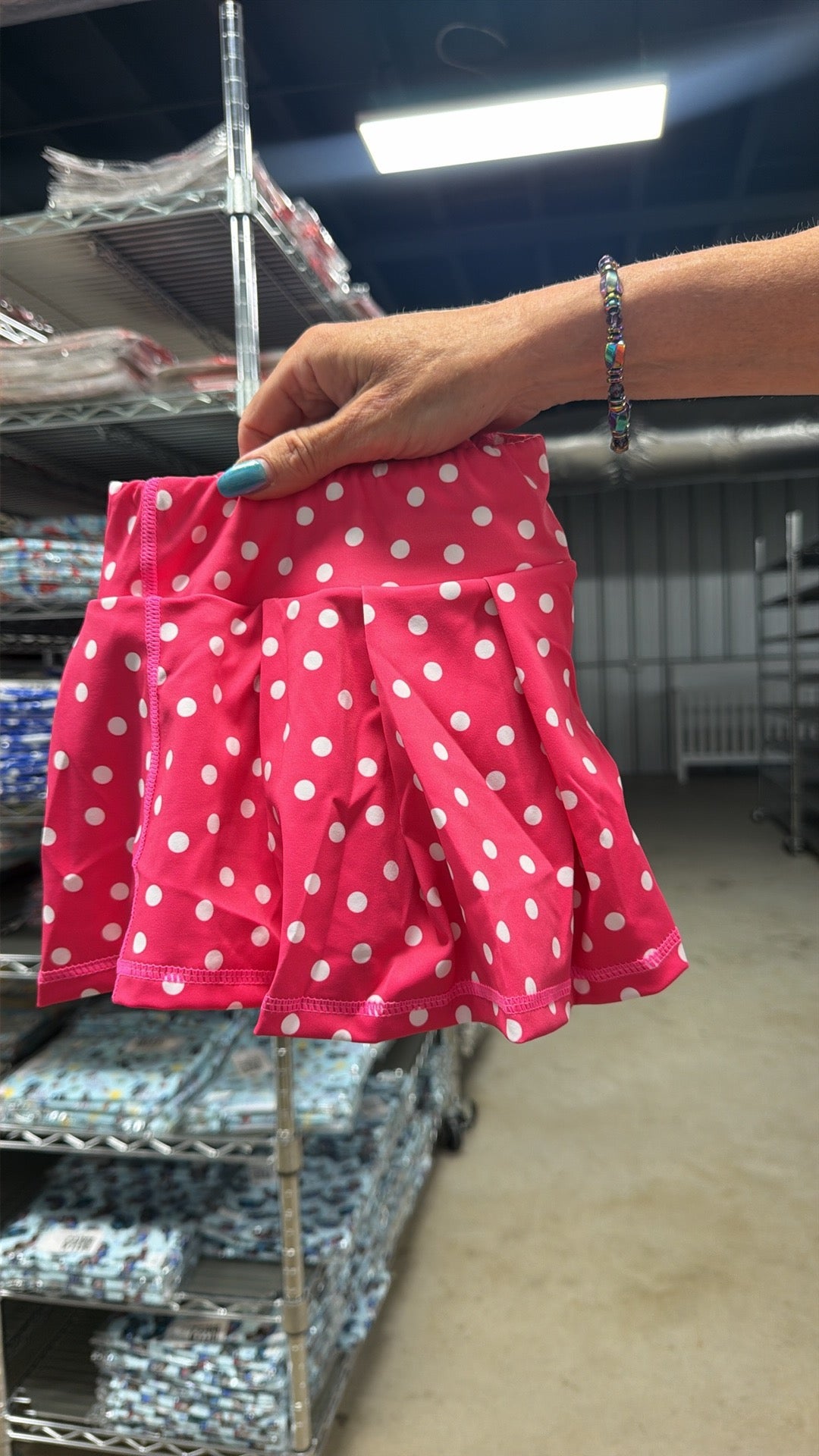 Dotty Darling Athletic Skort