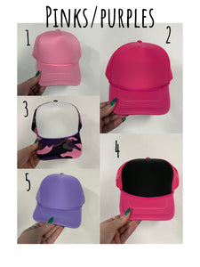 Custom Coquette Trucker Hats! (Multiple options)