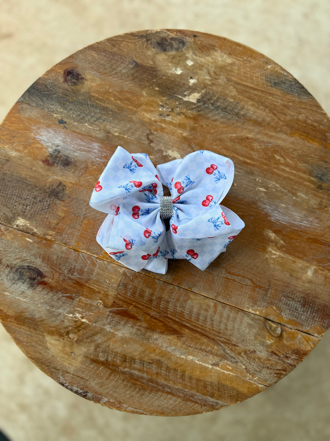 4th Of July 7.5 inch bedazzled bows