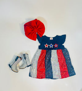 Star Spangled Sequin Dress