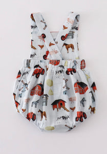 Muslin Farm Romper