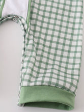 Load image into Gallery viewer, Green Boys St. Patty&#39;s Smocked Romper
