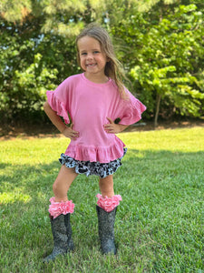 Cow Print Shorties