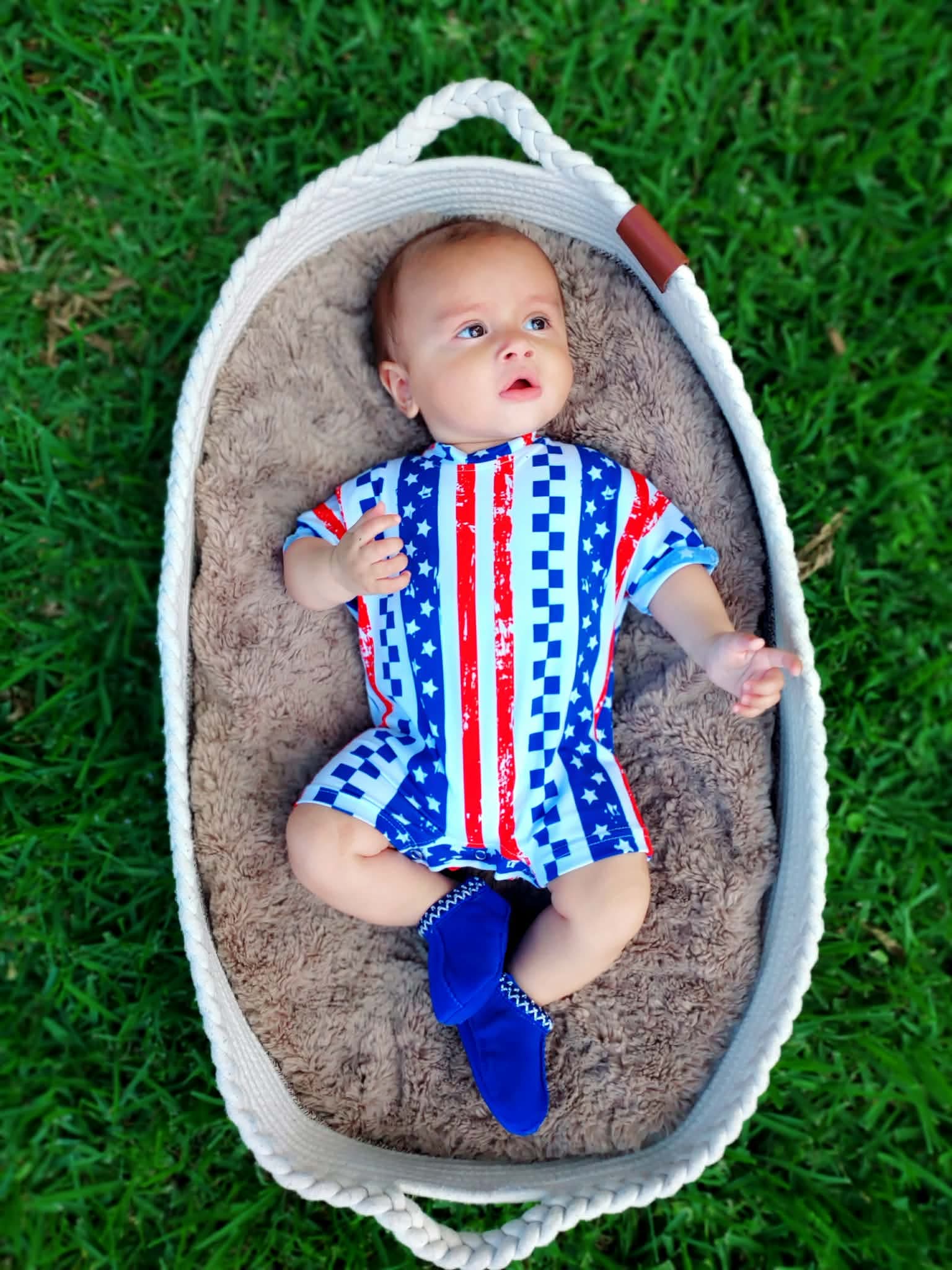 Red, White & Revved Up Romper