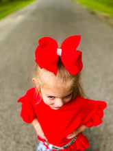 Load image into Gallery viewer, Solid 7.5 inch bedazzled bows
