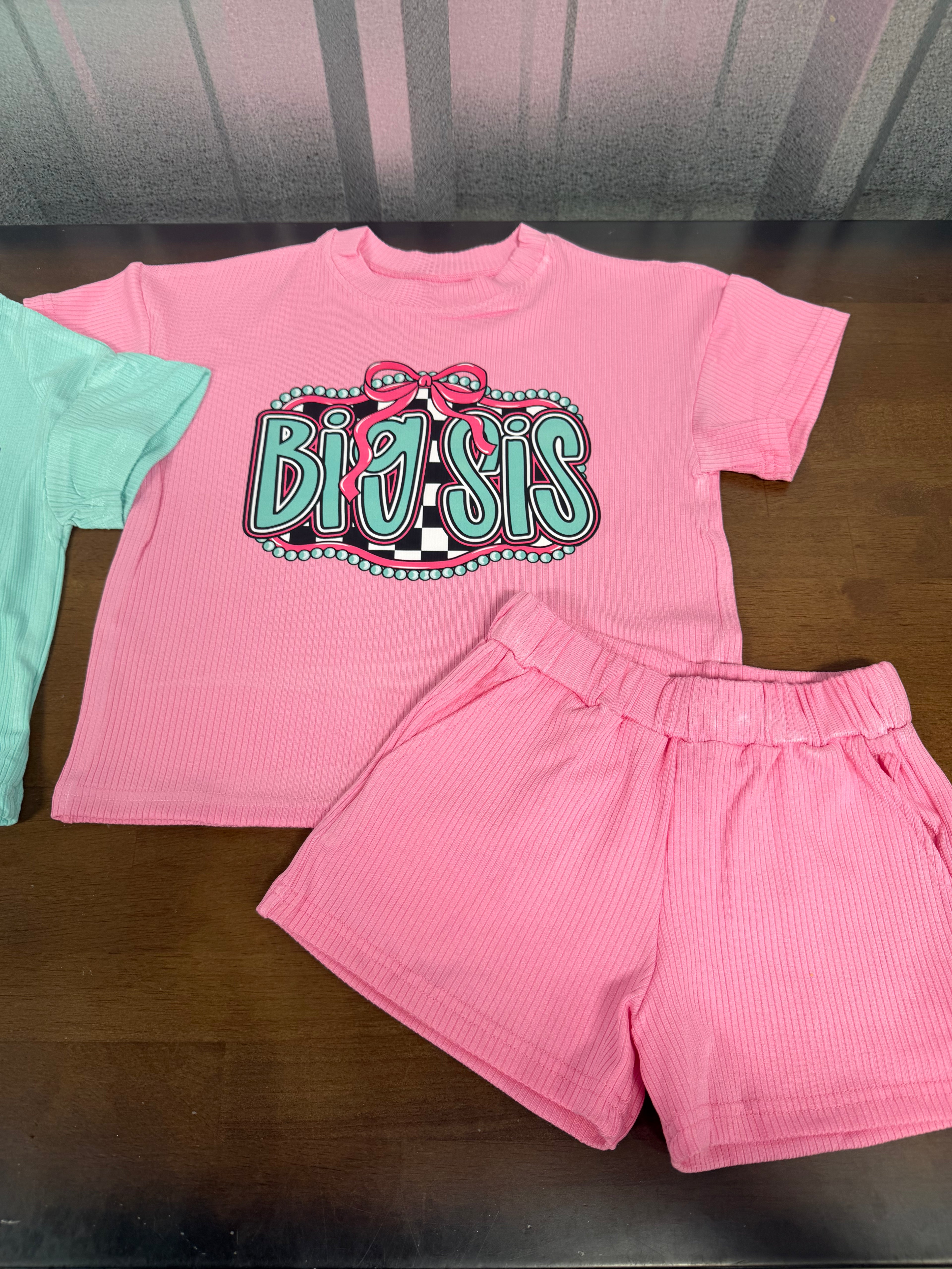 Big/Lil Sis short set (2 colors)