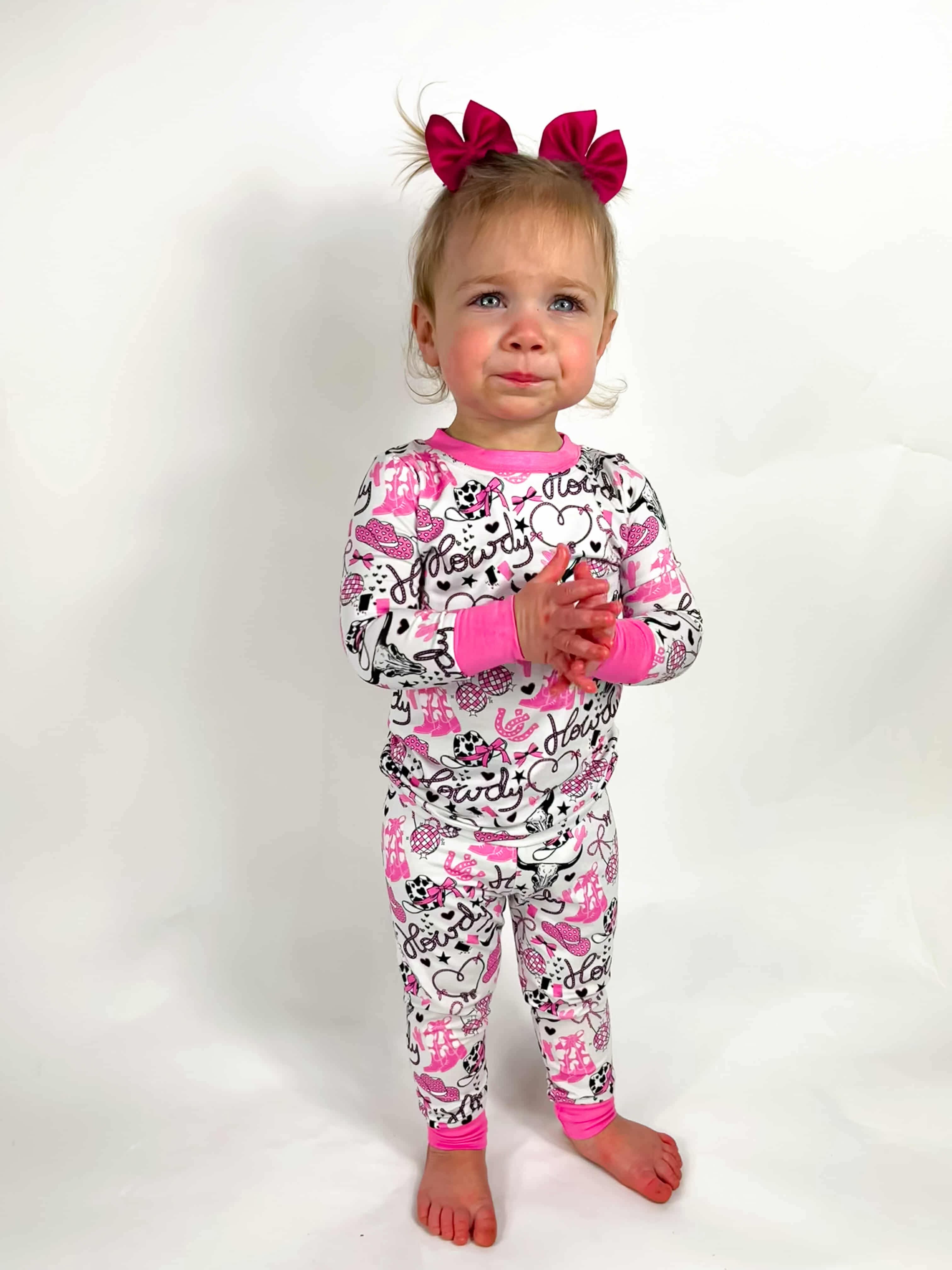 18/24 Months Pink Howdy Bamboo Set (FINAL SALE)