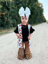 Load image into Gallery viewer, Cheetah Double Bell Bottoms
