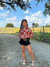 Load image into Gallery viewer, Haunted honky tonk fringe leo/top
