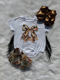 Western Bow Bubble Romper (FINAL SALE)
