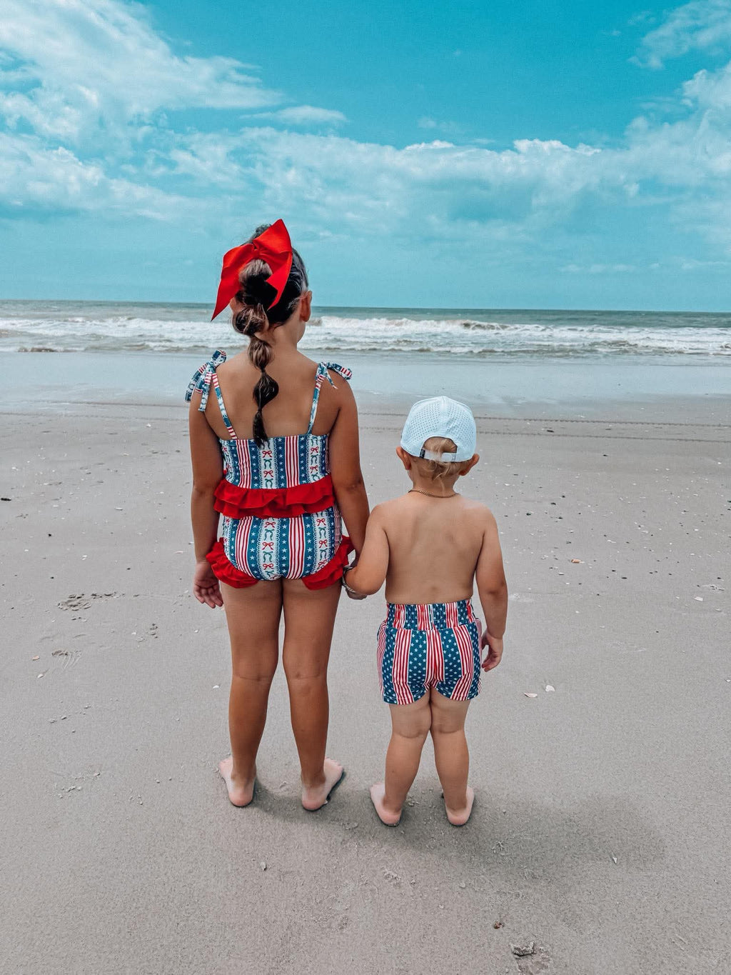 Little Miss America 2 Piece Swim Suit