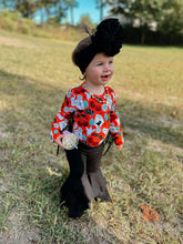 Load image into Gallery viewer, Haunted honky tonk fringe leo/top
