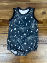 Load image into Gallery viewer, Guitar Bubble Romper/Tank Top (FINAL SALE)
