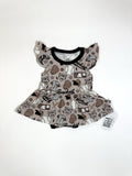 Game Day Bamboo Skirted Romper (FINAL SALE)