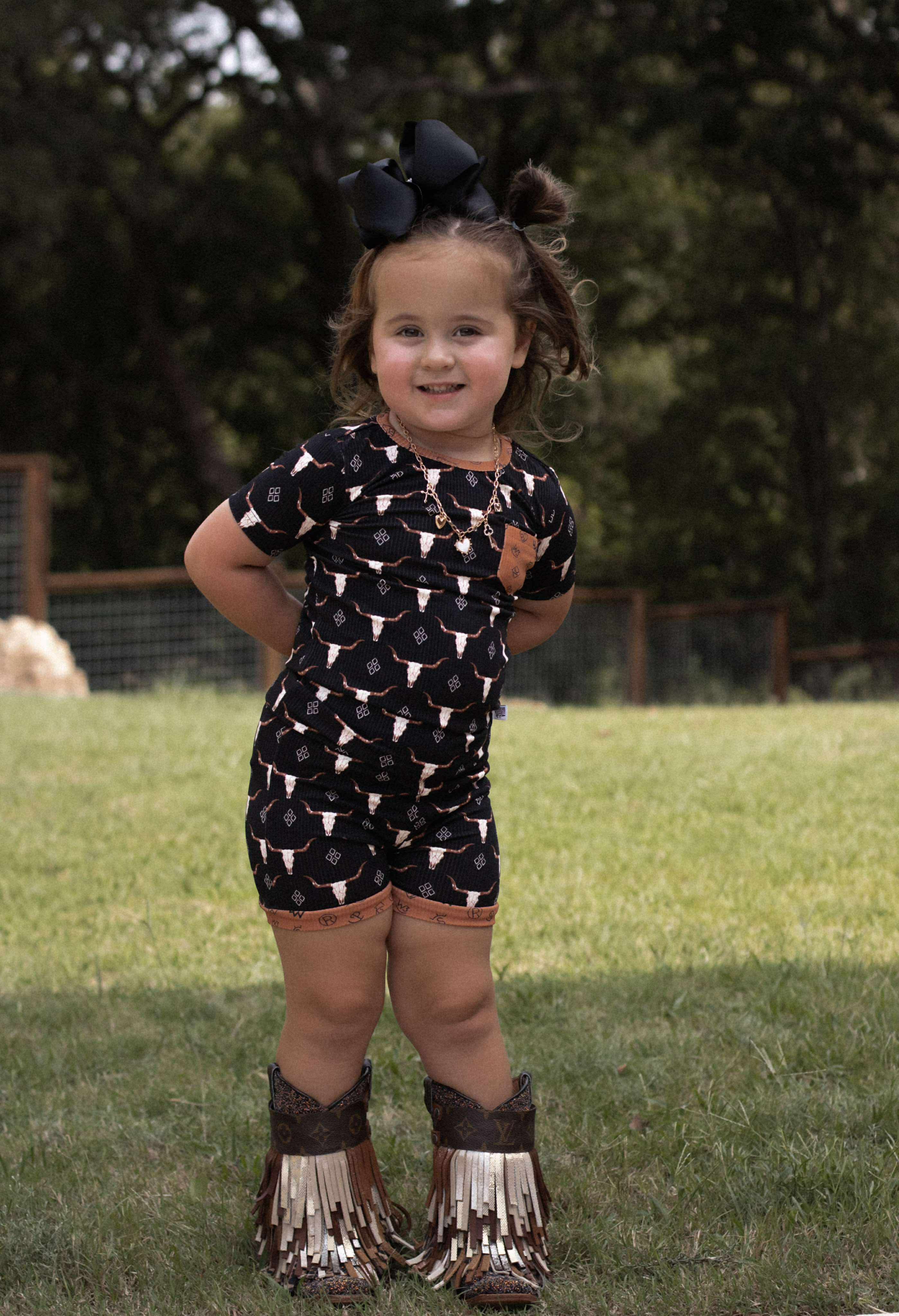 Ranch N Rust Bamboo Short Set