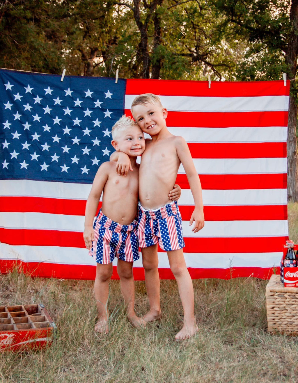 Stars and Stripes Swim Trunks (FINAL SALE)