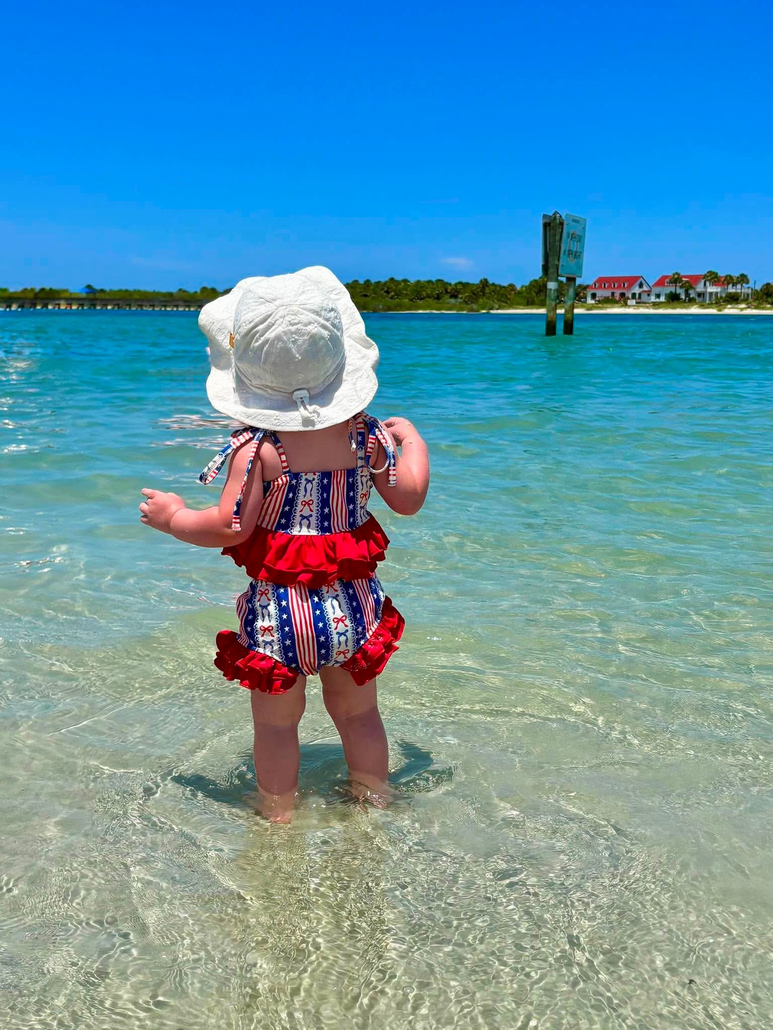 Little Miss America 2 Piece Swim Suit (FINAL SALE)