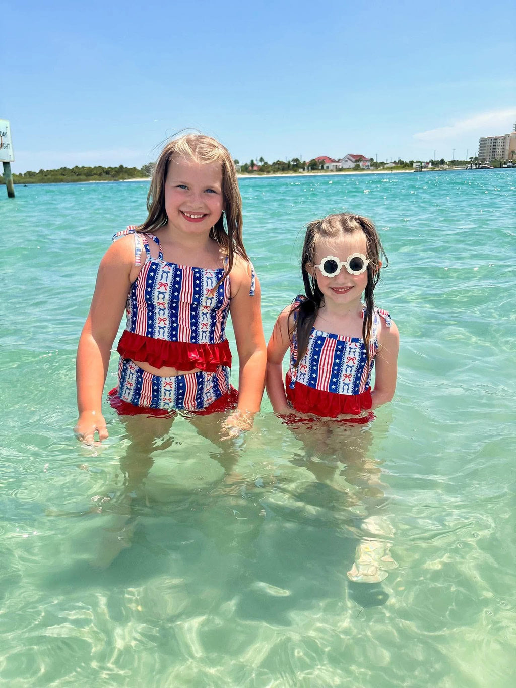 Little Miss America 2 Piece Swim Suit (FINAL SALE)