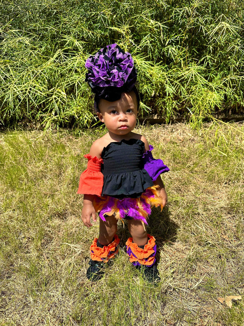 18/24 Months Halloween Scrunch Top (FINAL SALE)