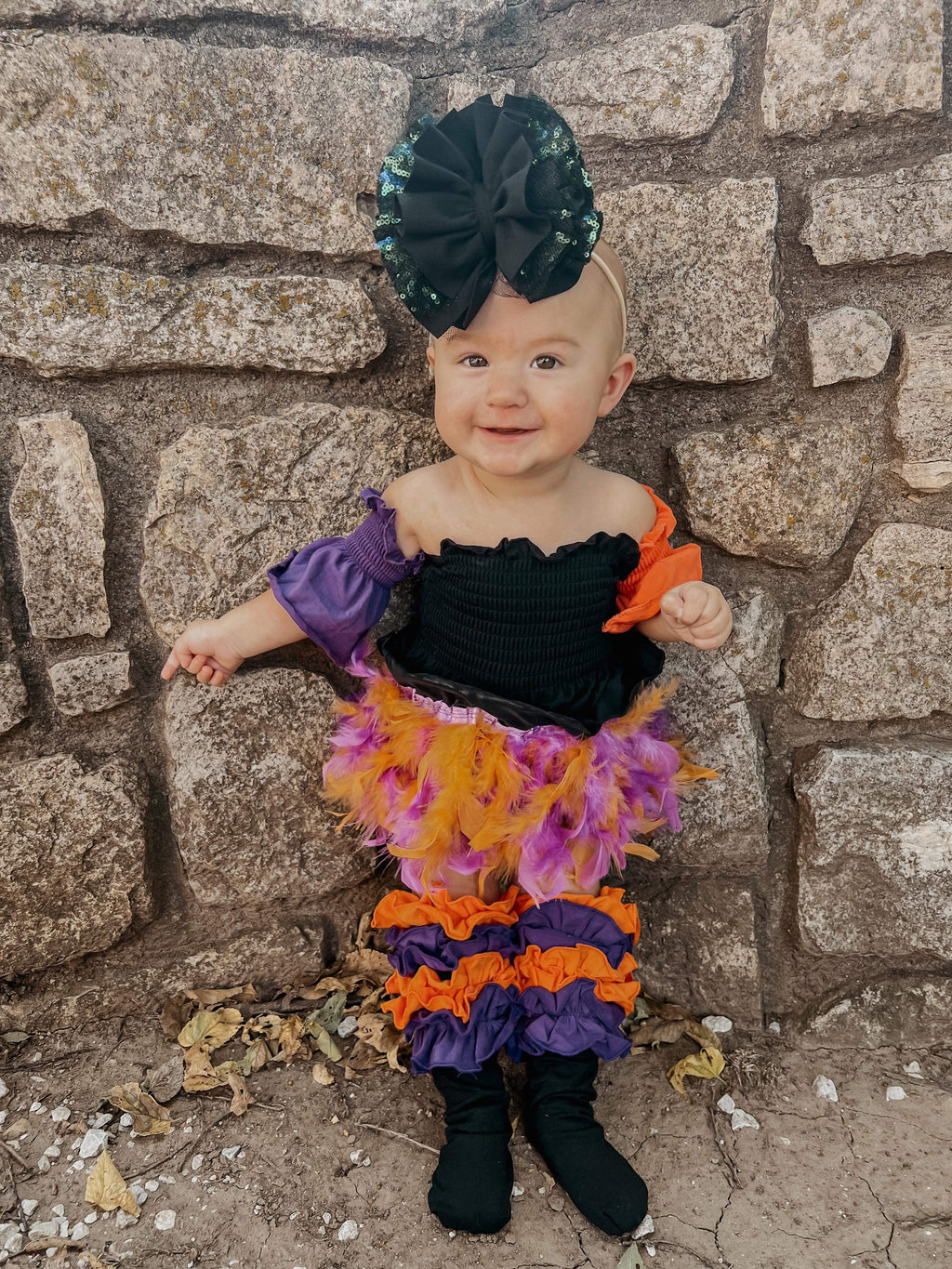 Halloween Scrunch Top (FINAL SALE)