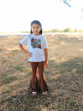 Load image into Gallery viewer, Chocolate Brown Double Bell Bottoms
