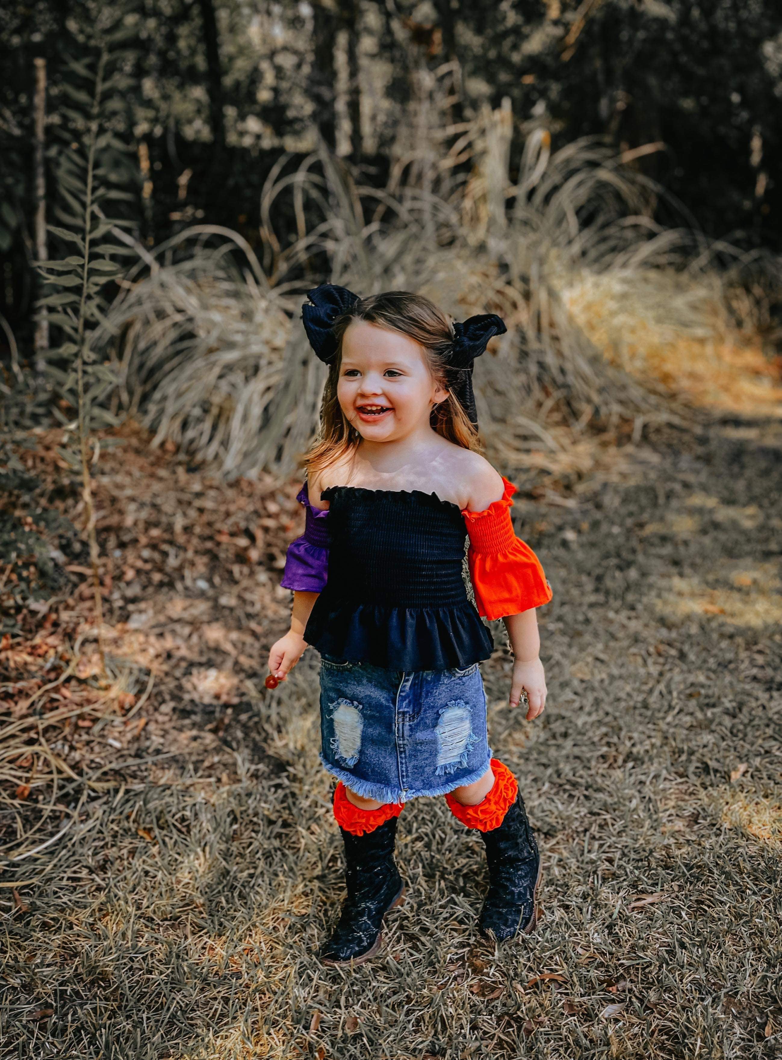 Halloween Scrunch Top (FINAL SALE)