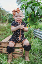 Load image into Gallery viewer, Ranch N Rust Shortie Romper
