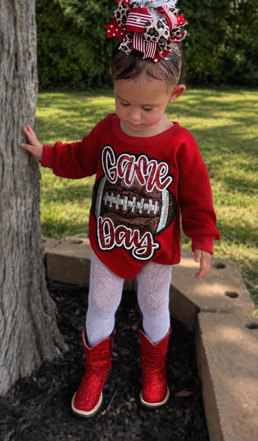 Football Game Day Bubble Romper