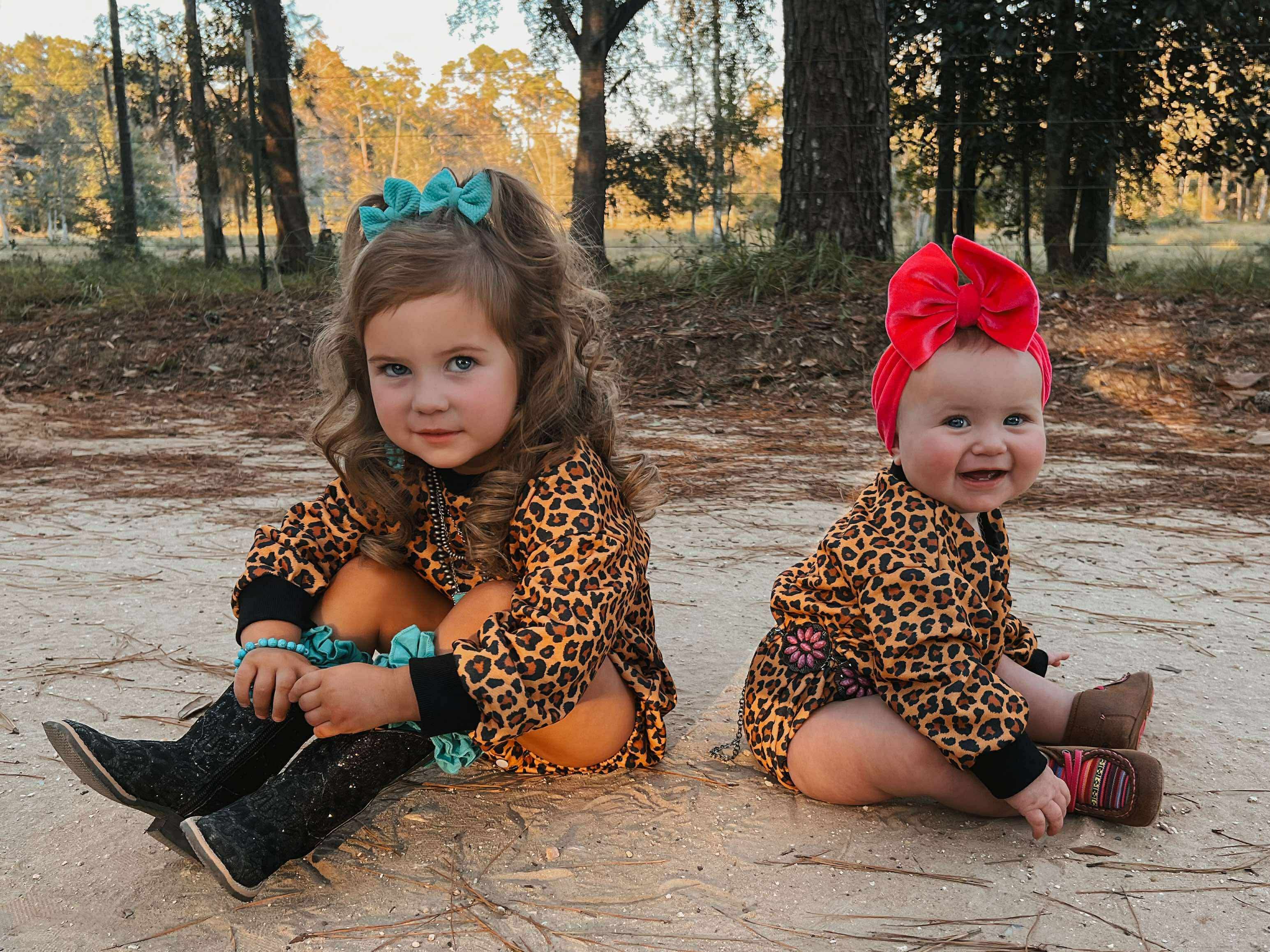 Cheetah Bubble Romper