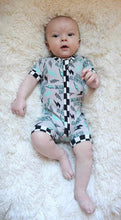 Load image into Gallery viewer, Mama&#39;s Boy Bamboo Shortie Romper
