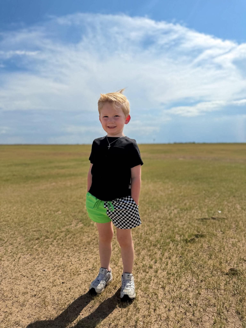 Neon Nitro Daddy & Me Shorts