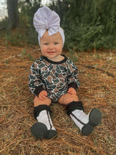 Load image into Gallery viewer, Camo Bubble Romper

