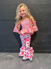 Load image into Gallery viewer, Pink Cow Print Rodeo Queen Jeans
