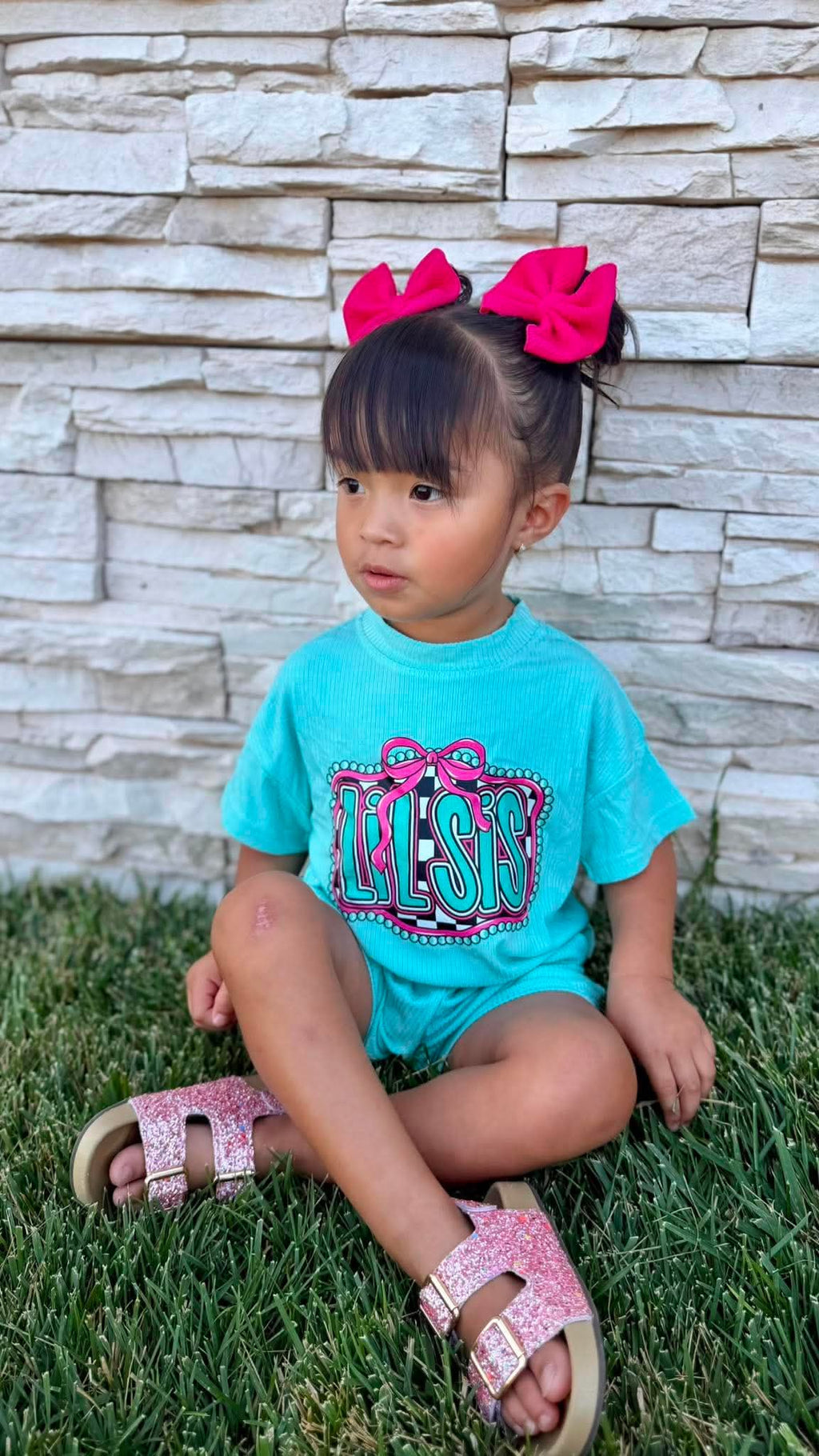 Big sis/Lil sis Scalloped Set