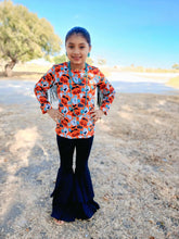 Load image into Gallery viewer, Haunted honky tonk fringe leo/top (FINAL SALE)
