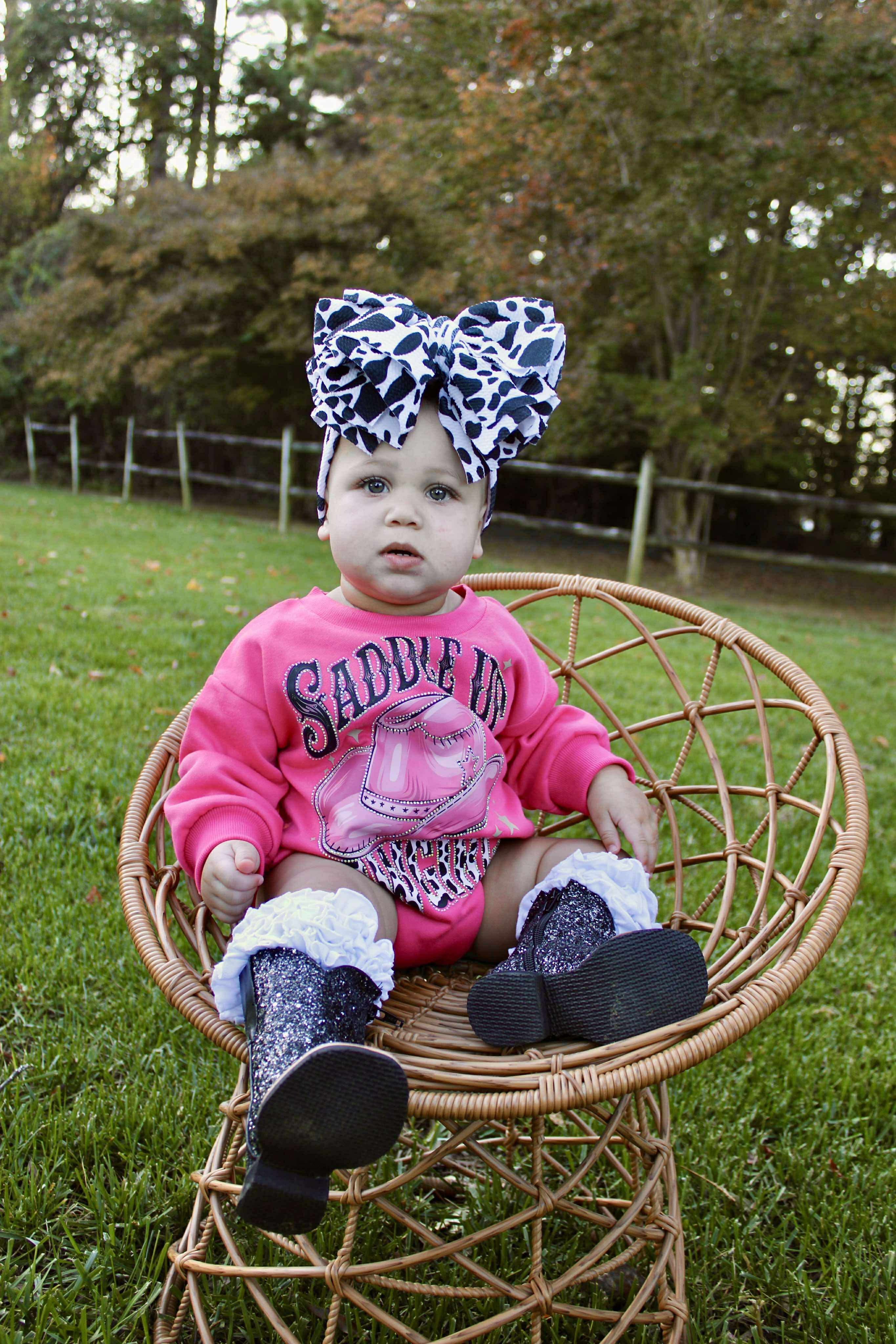 Saddle Up Cowgirl Bubble Romper
