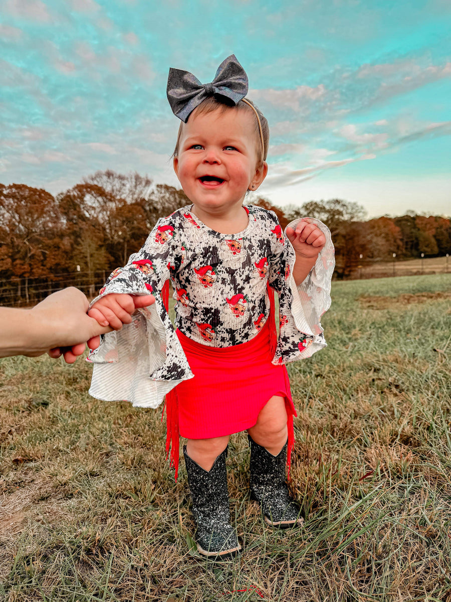 Candy Apple Red Fringe Skort – Bella-Breez Boutique