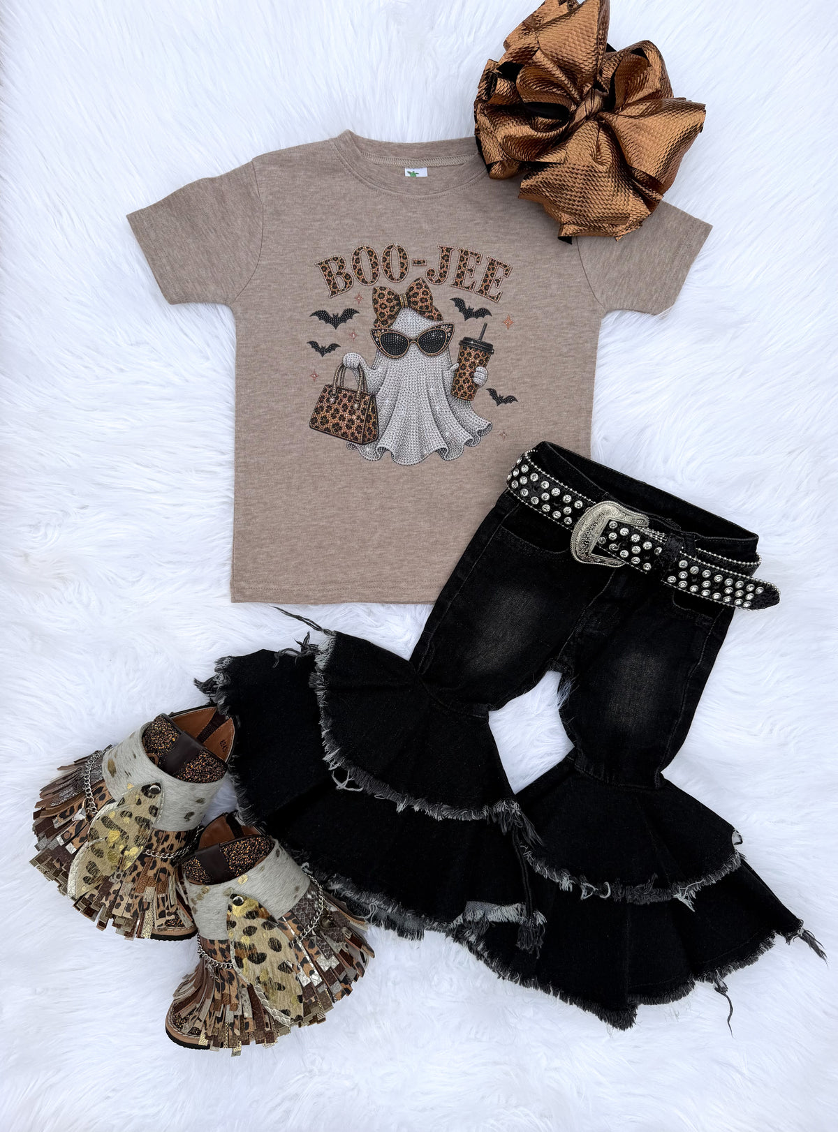 B00-Jee tan romper or shirt